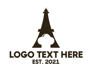 Lunch - Chef Hat Eiffel logo design