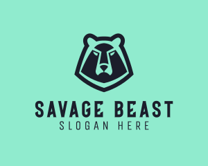 Bear Beast Animal logo design