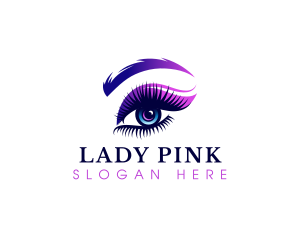 Eyeshadow - Eyelashes Beauty Salon logo design