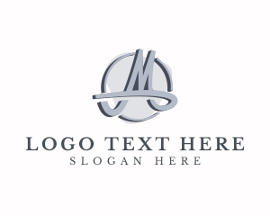 Monochrome - Beauty Brand Letter M logo design
