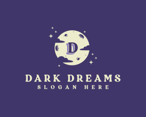 Cosmic Dream Moon logo design