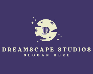 Dream - Cosmic Dream Moon logo design