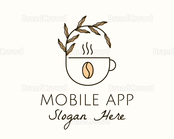 Organic Cup Coffee Logo