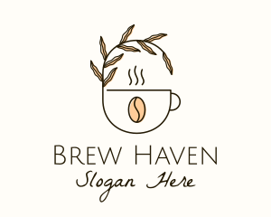 Organic Cup Coffee logo design