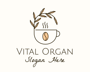 Organic Cup Coffee logo design