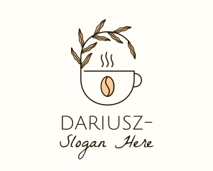 Coffee Farmer - Organic Cup Coffee logo design