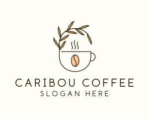 Organic Cup Coffee logo design