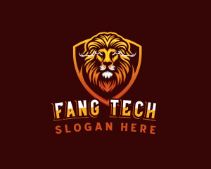 Fang - Lion Beast Streamer logo design
