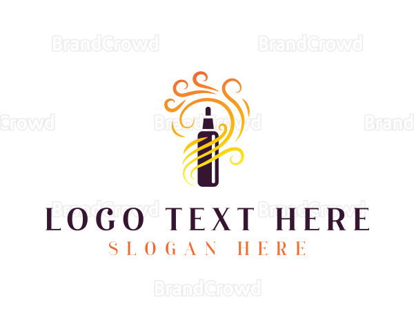 Cigarette Smoke Vape Logo