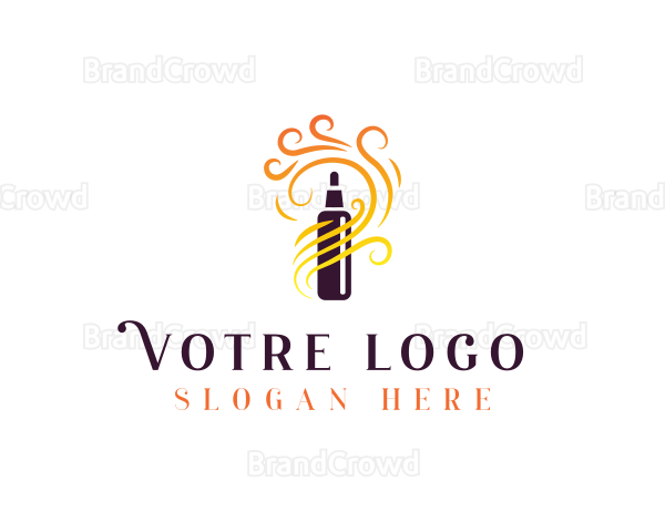Cigarette Smoke Vape Logo