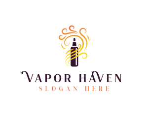 Vape - Cigarette Smoke Vape logo design