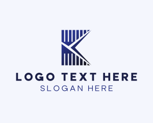 Construction - Builder Architecture Firm Letter K logo design