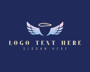 Angel - Heavenly Angel Wings logo design