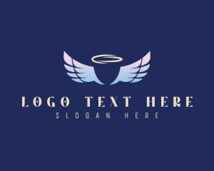 Heavenly Angel Wings Logo