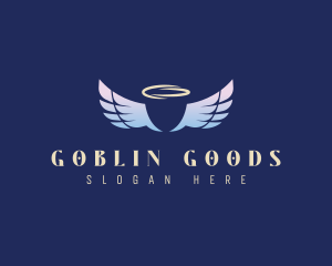 Heavenly Angel Wings logo design