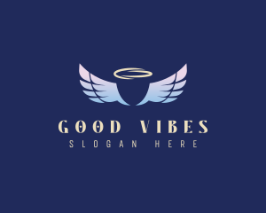 Good - Heavenly Angel Wings logo design