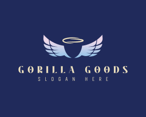 Heavenly Angel Wings logo design