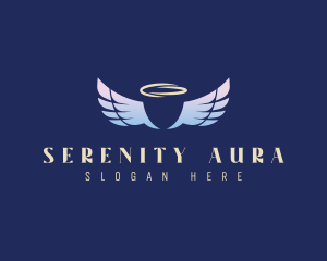 Heavenly Angel Wings logo design