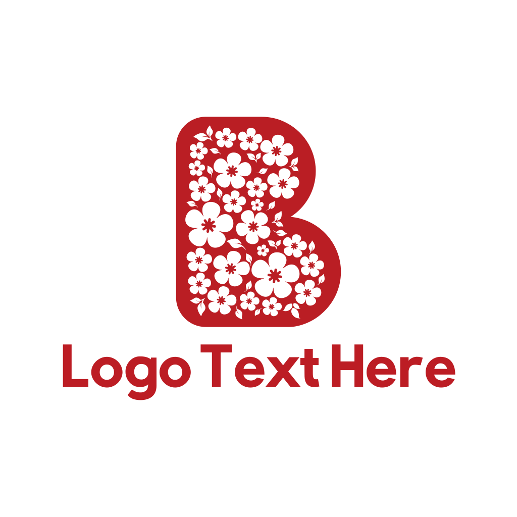 Floral Letter B Flowers Logo | BrandCrowd Logo Maker