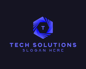 Tech - Generic Tech Hexagon logo design