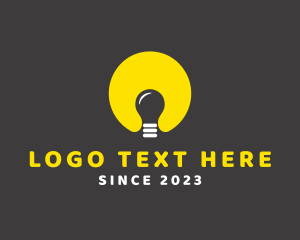 Fixture - Lamp Lightbulb Idea logo design