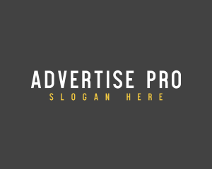 Advertising - Modern Advertising Company logo design