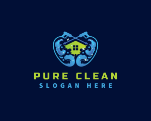 Pressure Wash Cleaning  logo design