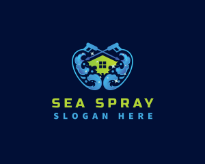 Pressure Wash Cleaning  logo design