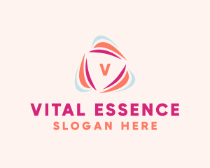 Vitality Wellness Triangle logo design