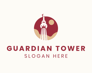 Tokyo Tower Landmark logo design