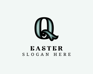 Fancy - Stylish Company Brand Letter Q logo design