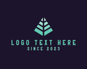 Venture Capital - Pine Tree Foliage logo design