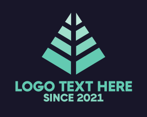 Tree - Modern Pine Tree logo design