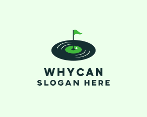 Golf - Vinyl Golfer Course logo design