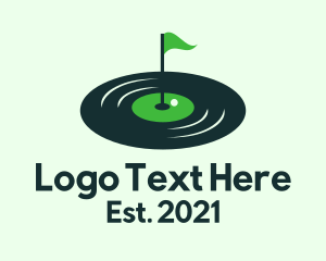 Golfing - Vinyl Golf Course logo design