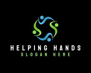 Volunteer - Human Volunteer Charity logo design