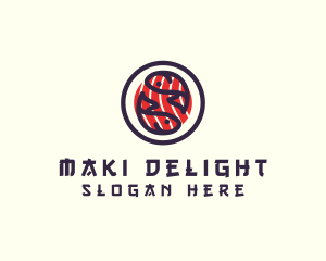 Tuna Maki Seafood logo design