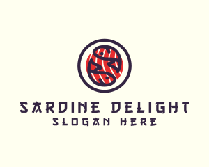 Sardine - Tuna Maki Seafood logo design