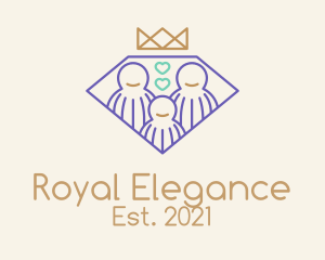 Regalia - Monoline Royal Family logo design