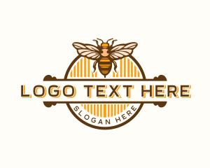 Wasp - Honey Bee Stinger logo design