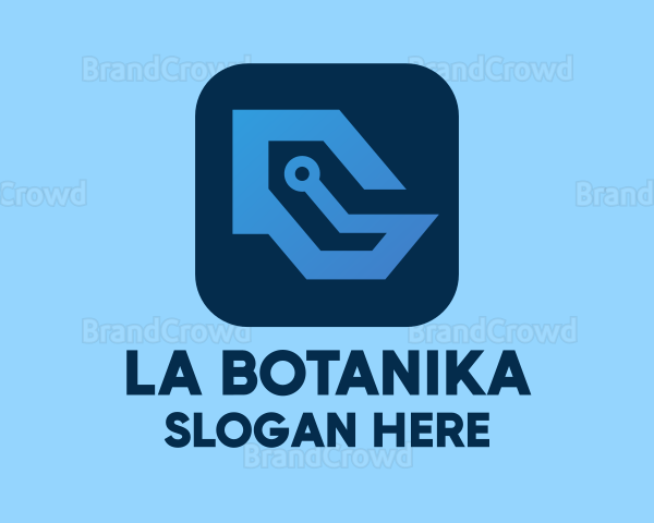 Blue Circuit Application Logo