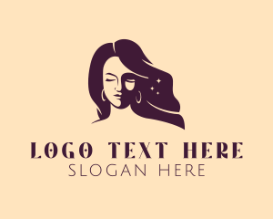 Elegant - Woman Beauty Hair Salon logo design