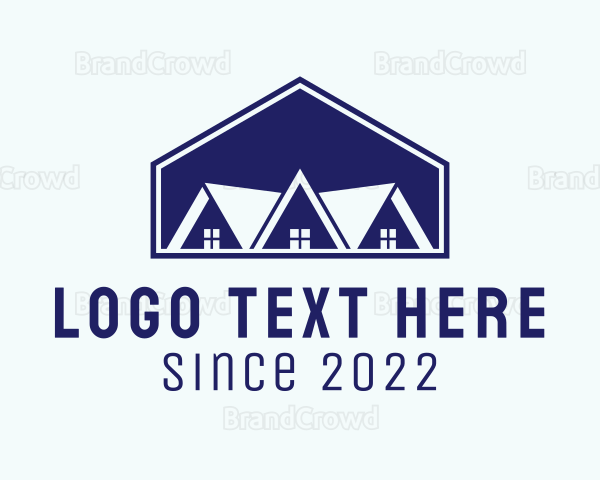 House Roofing Renovation Logo