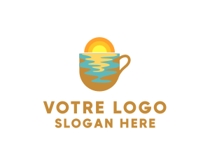 Aqua Mug Coffee Logo