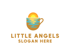 Coffee Shop - Aqua Mug Coffee logo design