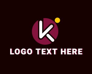 Kiosk - Circle Popsicle K logo design