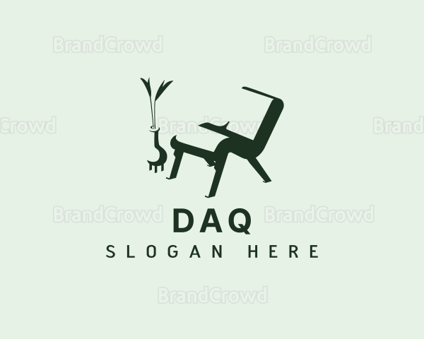 Armchair Plant Furniture Logo