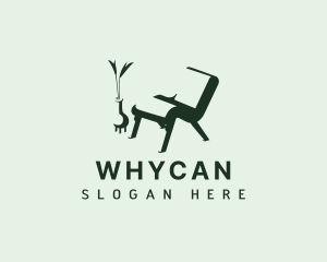 Armchair Plant Furniture Logo