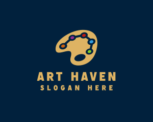 Online Art Palette  logo design