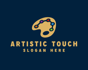 Online Art Palette  logo design